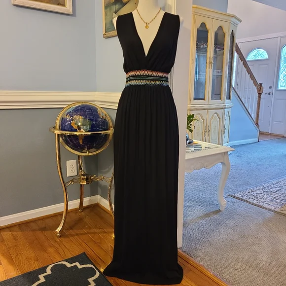 black long sleeve dress with gold Modest Black And Gold Long A-line Long Sleeves Lace Prom Gowns,Evening  Dresses OKF14  Demodresses